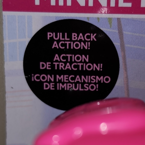 Disney Junior Pull-Back Cars Minnie Mouse & Mickey Lot Of 2 Vehicles 3.5” - Picture 3 of 8